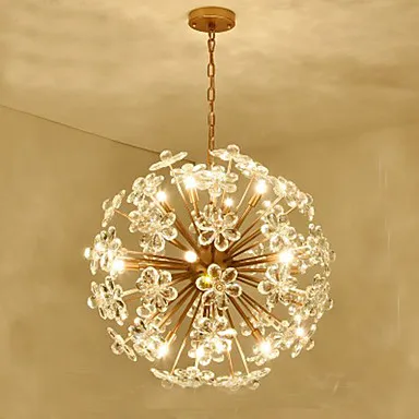 Us 321 54 Off Golden Dandelion Metal Designer Decoration Stainless Steel Ball Craft Chandelier Led Light Fixture Lamps Iron Lighting For Home In Us 321 54 Off Golden Dandelion Metal Designer Decoration Stainless Steel Ball Craft Chandelier Led Light Fixture Lamps Iron Lighting For Home In