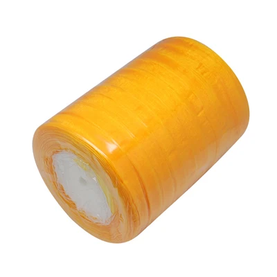 

Organza Ribbon, Orange, about 10mm wide, 50yards/roll, 10rolls/group, 500yards/group