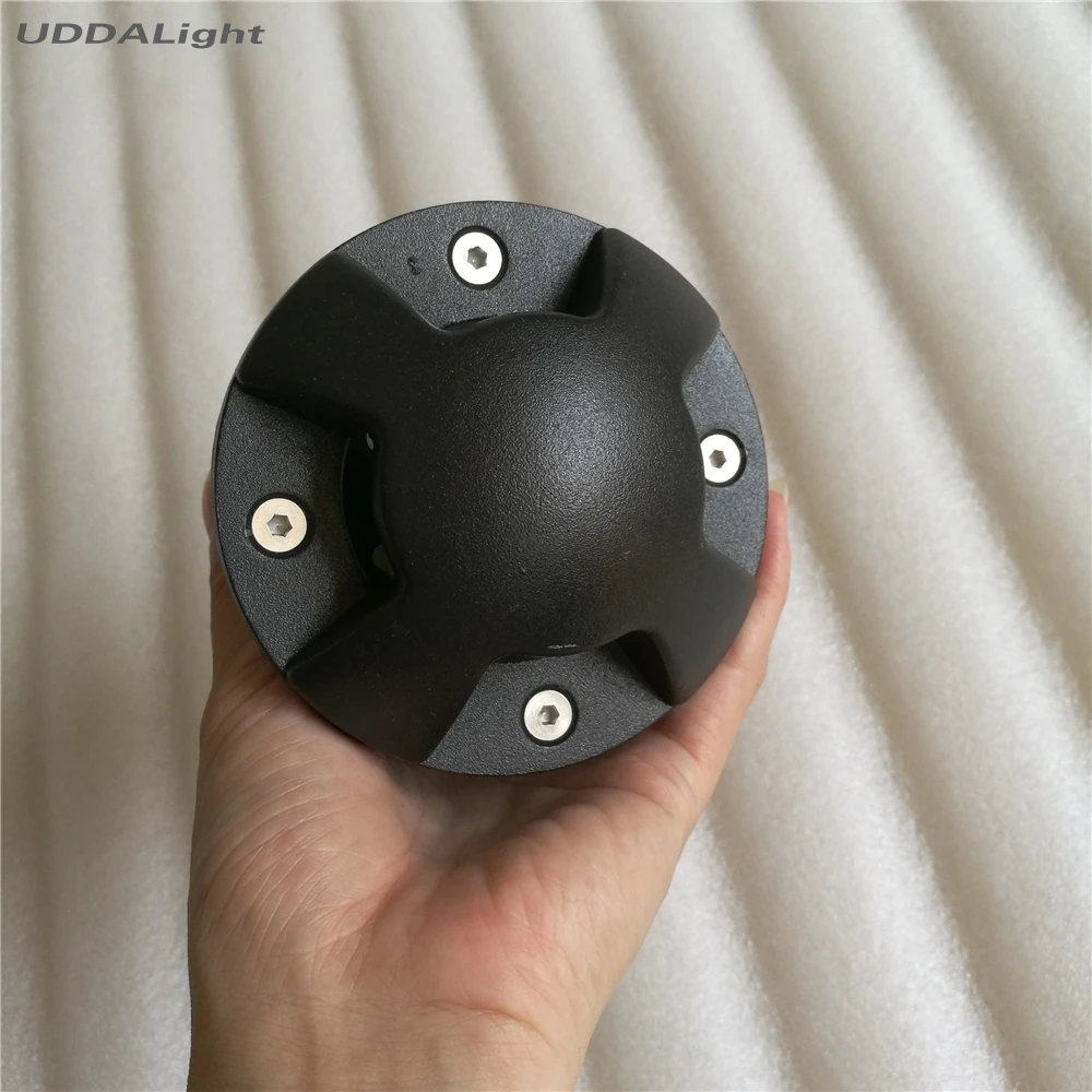 Conduziu a Luz à Terra Subterrânea 2 3 4 Iluminação Lateral 100*90mm Preto Ip67 Jardim Ac12v 5w 1 - 20 Cheap Lâmpadas subterrâneas