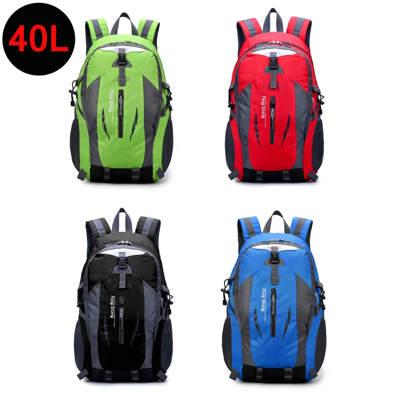 Zaino Donne Qualità Trekking Viaggio Borse Sport Borsa blue Arrampicata Ciclismo red green Di Black Del Uomini Delle Degli All'aria Computer Portatile Da Sacchetto 40l Aperta Buona fFZExAnf