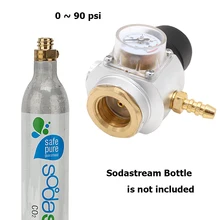 Sodastream CO2 мини газовый регулятор CO2 зарядное устройство TR21* 4 0-90 PSI бочонок зарядное устройство для европейского газированного потока пива Kegerator