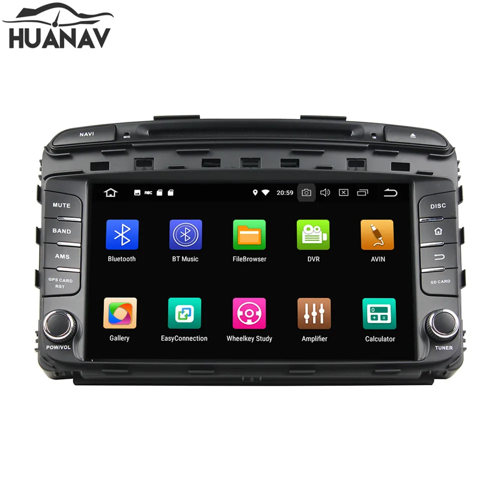 Perfect HUANVA Android 8.0 CD DVD Player GPS navigation For KIA SORENTO 2015+ multimedia player tape recorder 8-Core navi Audio maps 32G 6 Perfect HUANVA Android 8.0 CD DVD Player GPS navigation For KIA SORENTO 2015+ multimedia player tape recorder 8-Core navi Audio maps 32G 6