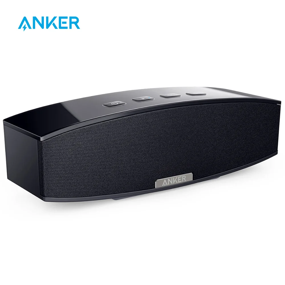Anker 20W Premium Stereo Portable Bluetooth Speaker with Dual 10W Drivers Two Passive Subwoofers Wireless Speaker for iPhone etc