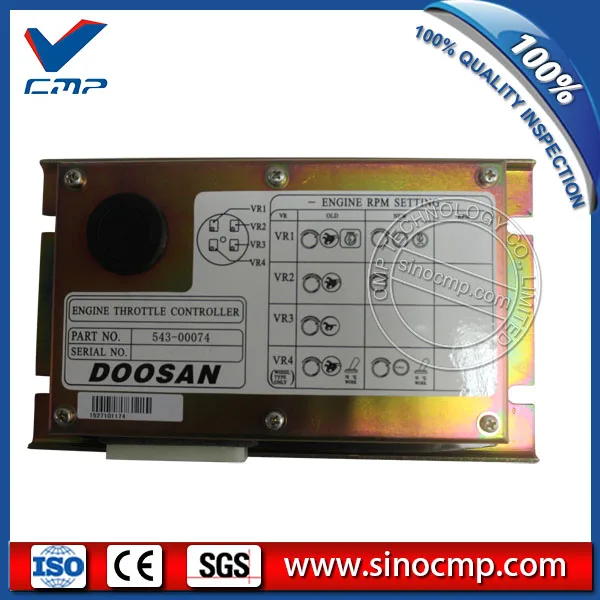 

SINOCMP Engine throttle controller 543-00074, accelerator control panel for Daewoo Doosan DH225-7 excavator, 1 year warranty