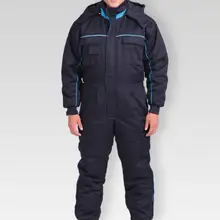 Зимняя теплая хлопковая куртка, комбинезон, безопасная Мужская рабочая одежда, рабочая одежда, большие размеры, комплекты костюмов, мужские комбинезоны