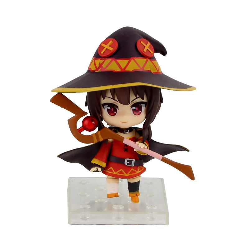 Комиксы аниме KonoSuba Божье благословение на этом чудесном мире 2 Megumin Nendoroid 725# Фигурки игрушки - Цвет: A opp bag