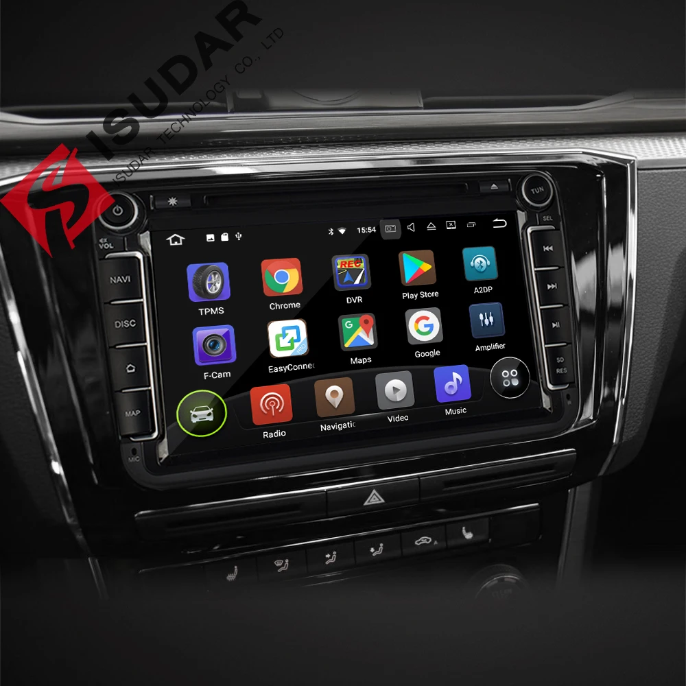 Android 7.1 8 Inch Car DVD Player For VW/Volkswagen/POLO/PASSAT/Golf/TOURAN/SHARAN Quad Core Wifi 3G USB GPS Navigation Radio