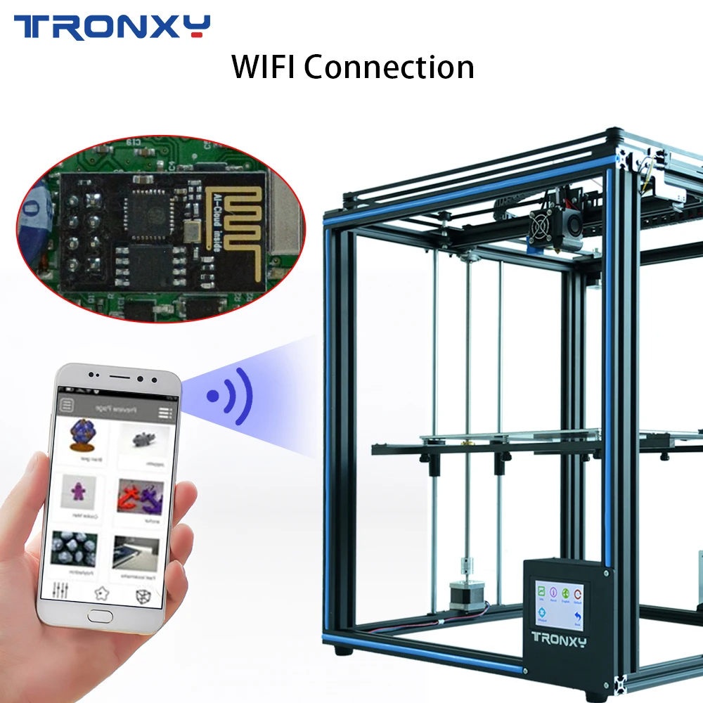 

Newest Version Cloned add Wifi Model Duet Wifi mainboard Upgrades For Tronxy X5SA and XY-2 3D Printer ARM STM32F
