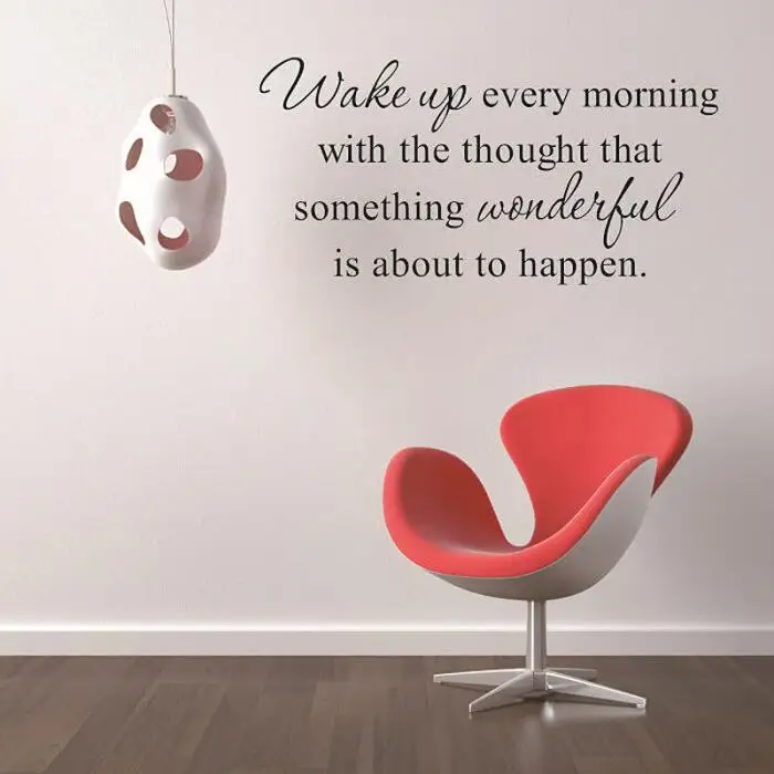 Us 2 46 37 Off Wall Stickers Kid S Bedrooms Quote Wake Up Every Morning Inspirational Quotes Vinyl Bedroom Walls Decals Tb Sale In Wall Stickers