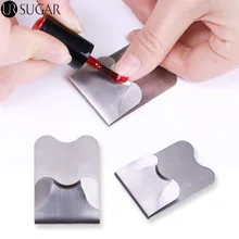 1 шт., легкая Французская линия, руководство для ногтей, триммер, французский инструмент из нержавеющей стали, маникюр, дизайн ногтей, профессиональный инструмент для самостоятельного маникюра