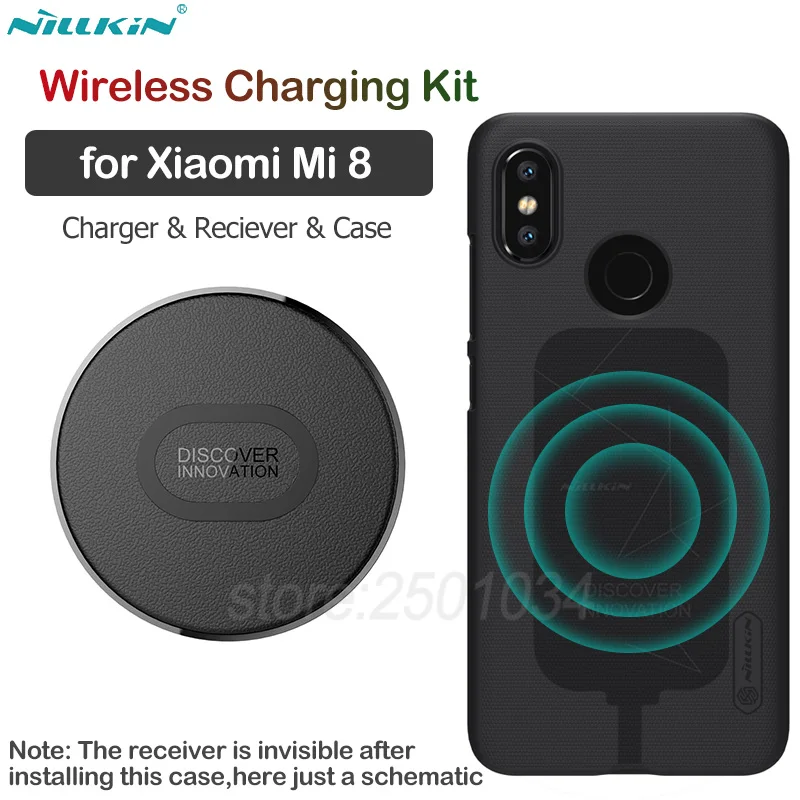 Комплект беспроводных зарядных устройств Nillkin для Xiaomi Mi 8 Qi адаптер зарядного