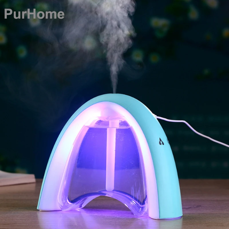

USB LED 400ml Air Humidifier Aroma Essential Oil Creative Message Portable Aromatherapy Diffuser Mist Color Changing LED Light