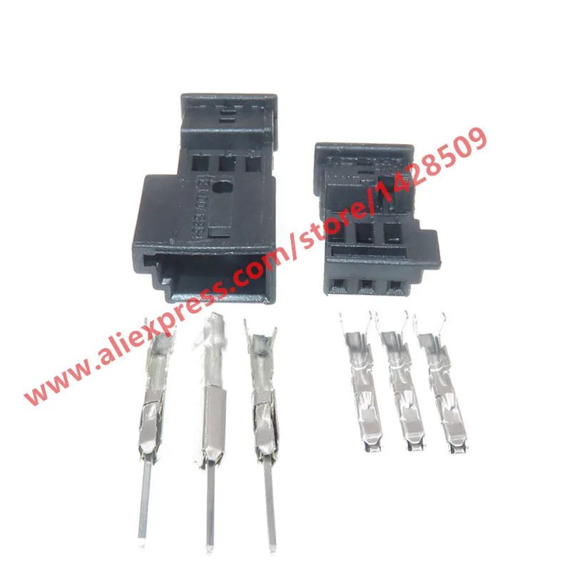 3-Pin Auto Stecker Set - 5 Sets Female | Kompatibel Mit VW BMW | Für Lautsprecher & Sensoren