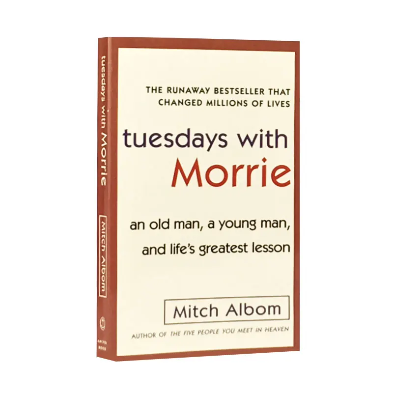 Livro de Ficção para Adulto as Terças com Morrie Libros Inglês Nova Versão Venda Quente