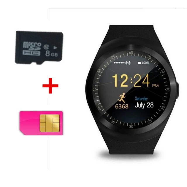 Bluetooth Smartwatch Y1 Smart Watch Relogio 2G GSM SIM App