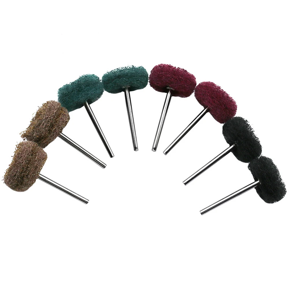 

25mm Wheel Pad Mix Set For Red Yellow Green Black Color 20Pcs Abrasive Wheel For Rotary Tool Buffing Polishing