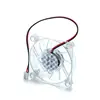 1pcs DC 5V 2Pin Transparent Fan Cooler 60*60*12mm 0.21A 1.05W PC Muted Fan For Cooling System Of Computers etc ► Photo 3/5