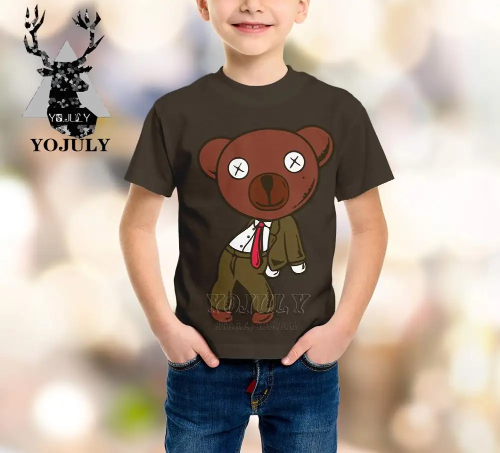 Детская одежда YOJULY film Mr Bean comedian для мальчиков и девочек Подростковая детская с 3D