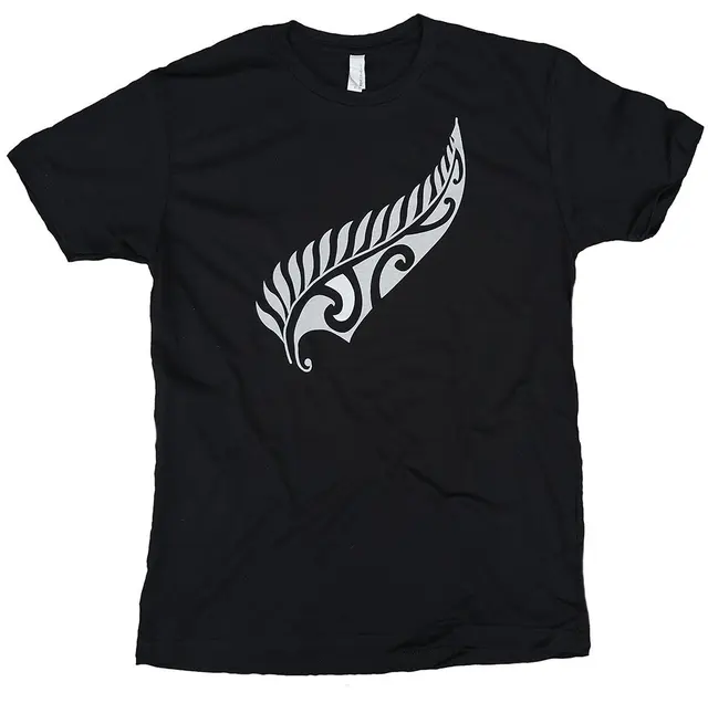 New Zealand Maori Fern T shirts 100 Cotton Short Sleeve O Neck Tops