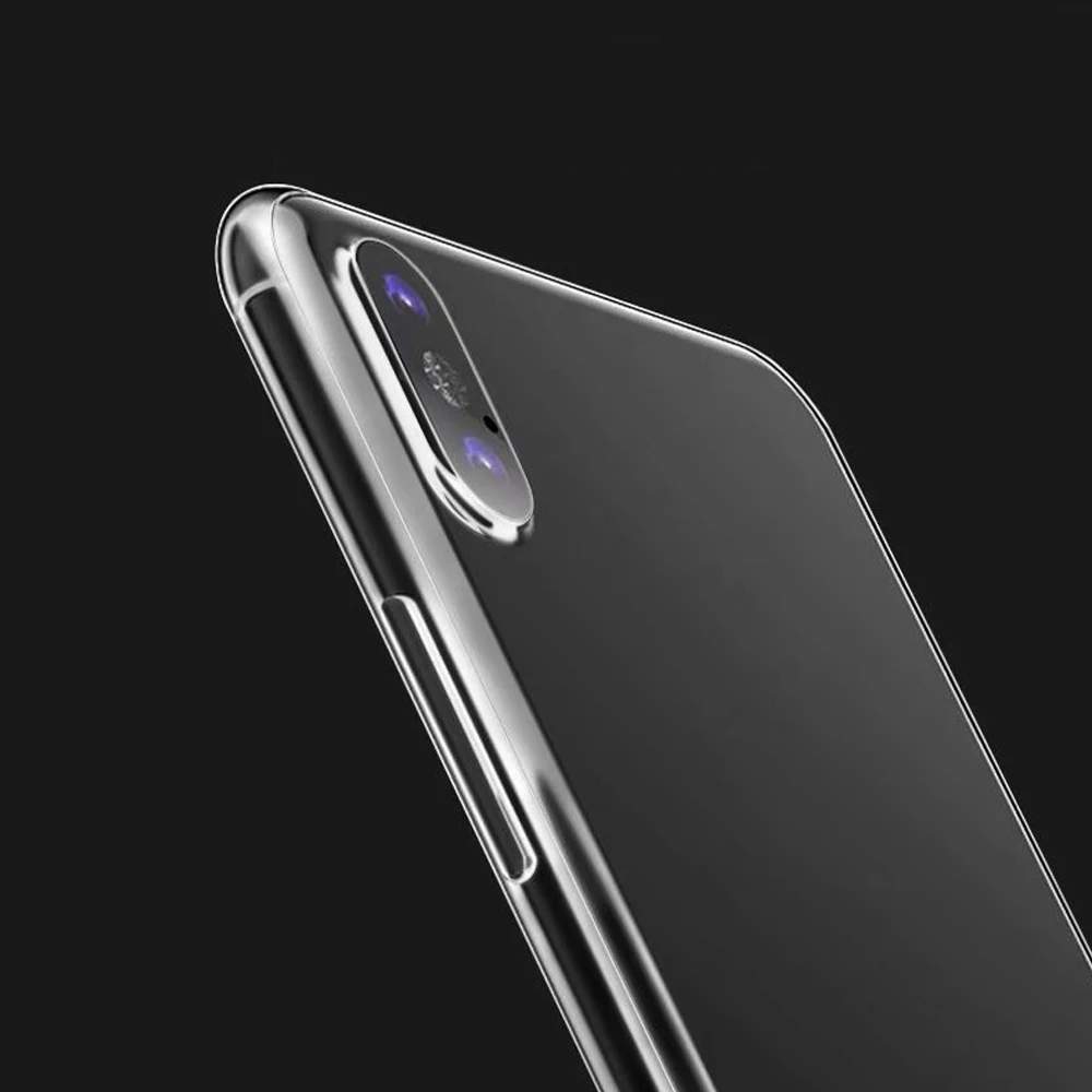 Прозрачный мягкий Ультратонкий силиконовый чехол из ТПУ для iPhone Xs Max 8 7 6 s Plus |