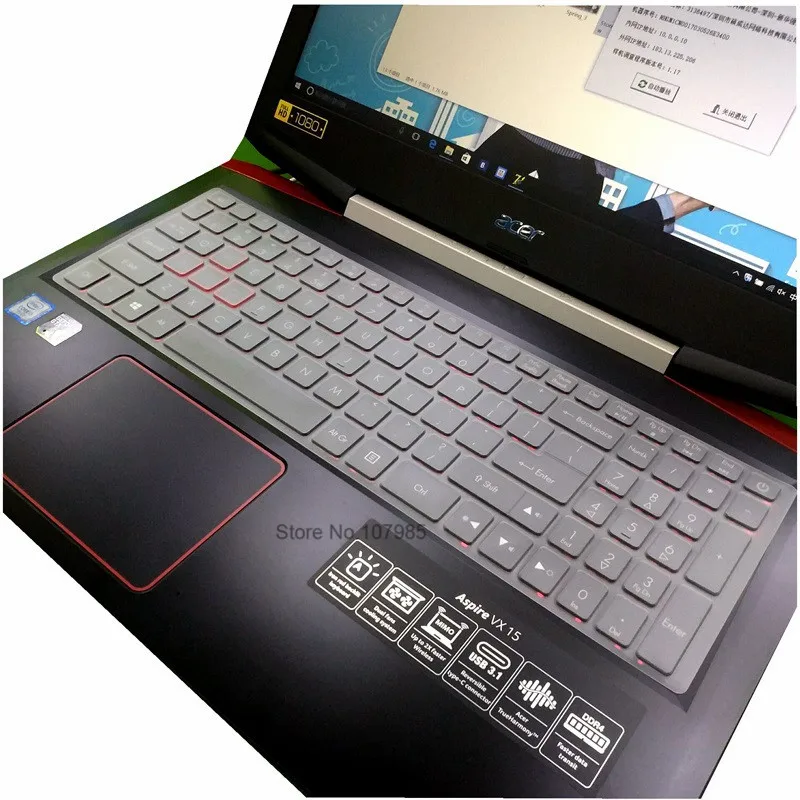 Для Acer predator helios 300 VX5 591G 3 Pro VN7 793G 593G 15 6 дюйм чехол для клавиатуры протектор