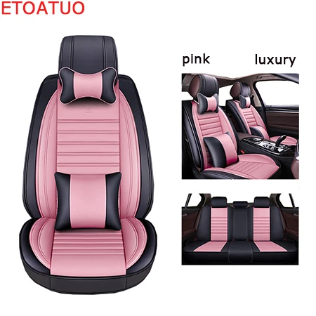 

ETOATUO universal leather car seat covers for Dodge Avenger Charger Dart RAM auto styling Automobiles car seat cover accessories