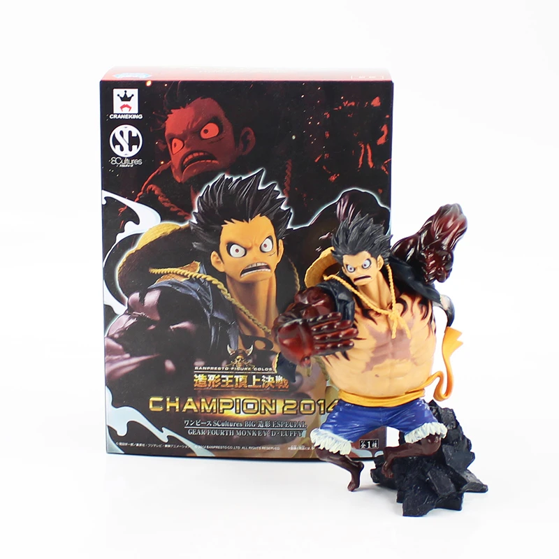 14cm Anime One Piece Monkey D Luffy Gear Fourth Champion 14 Pvc Action Figure Collectible Model Toy Doll Action Figures Aliexpress
