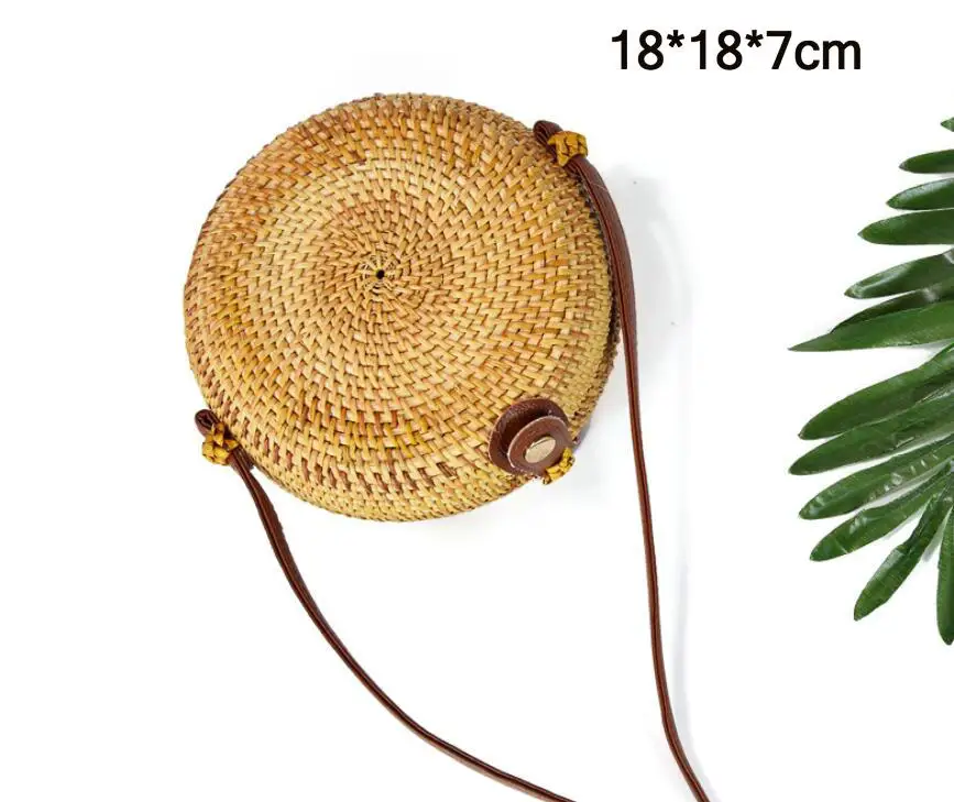 Toppies женская летняя соломенная сумка, плетеная сумка ручной работы, круглая плетеная Сумка из ротанга