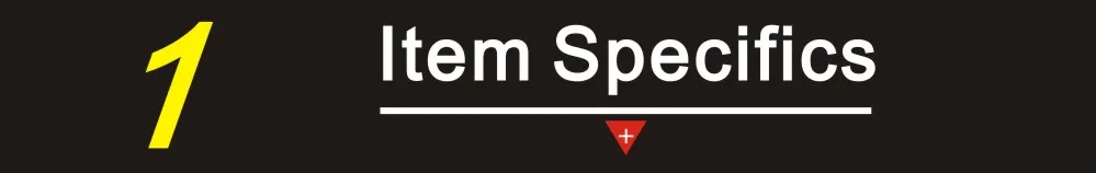 1-Item Specifics