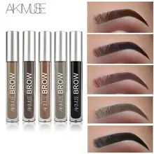 1 шт. бренд kimuse жидкая подводка для бровей Гель идеальные брови водонепроницаемый черный коричневый тонированный карандаш для бровей макияж гель окрашенные крем для бровей
