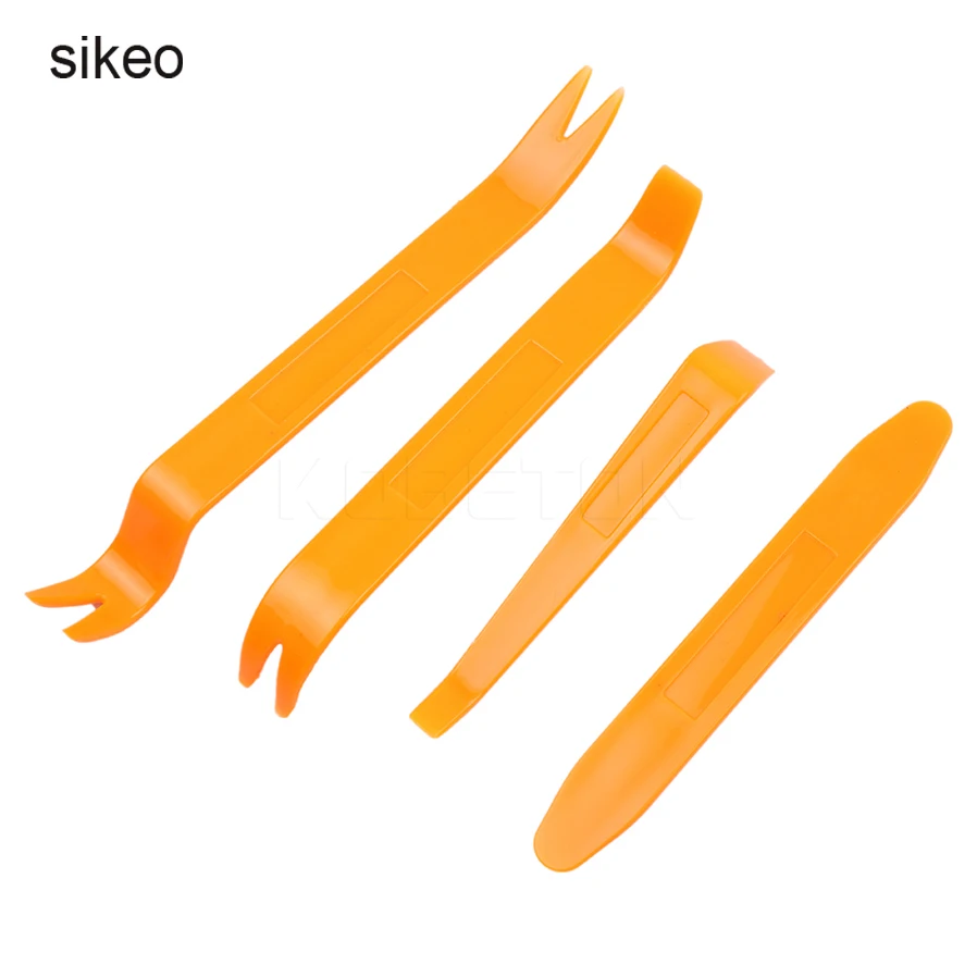 

sikeo Plastic Auto Dismantle Tools Kit Car Radio Door Clip Panel Trim Dash Audio Removal Installer Pry Kit Refit Set