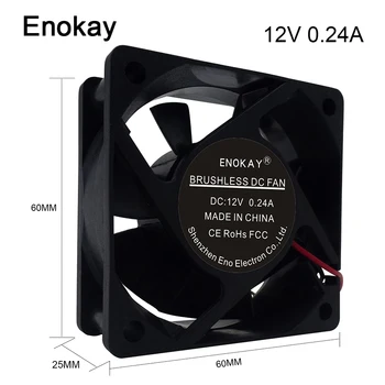 

Wholesale 5 Pieces Real Water Cooler Computer Fan Controller DC 12v 2P 60mm 60 x 60 x 25mm 6cm 6025s Brushless Cooling Fan
