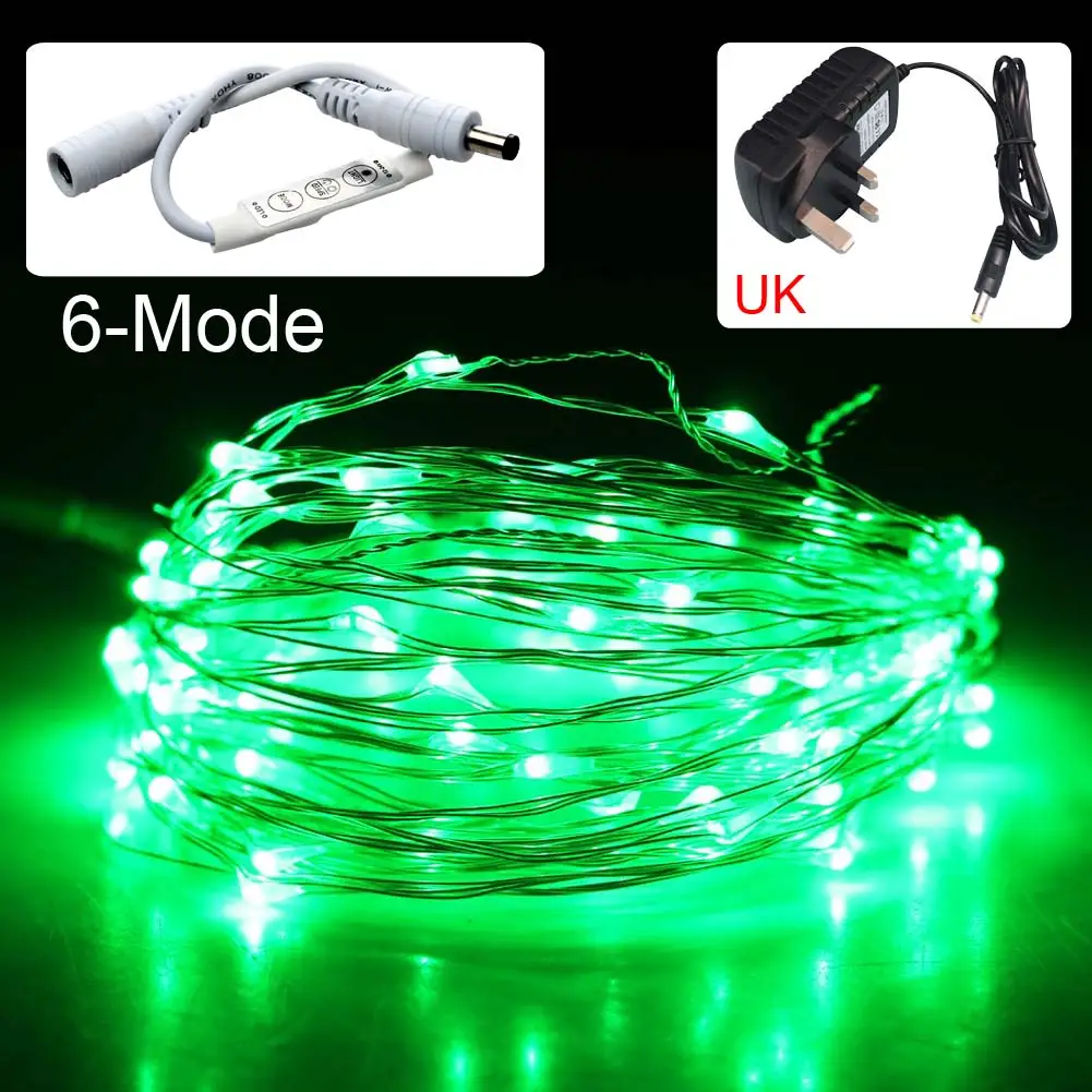 New 10M LED String lights with Dimming Controller Waterproof Holiday lighting For Fairy Christmas Tree Wedding Party Decoration