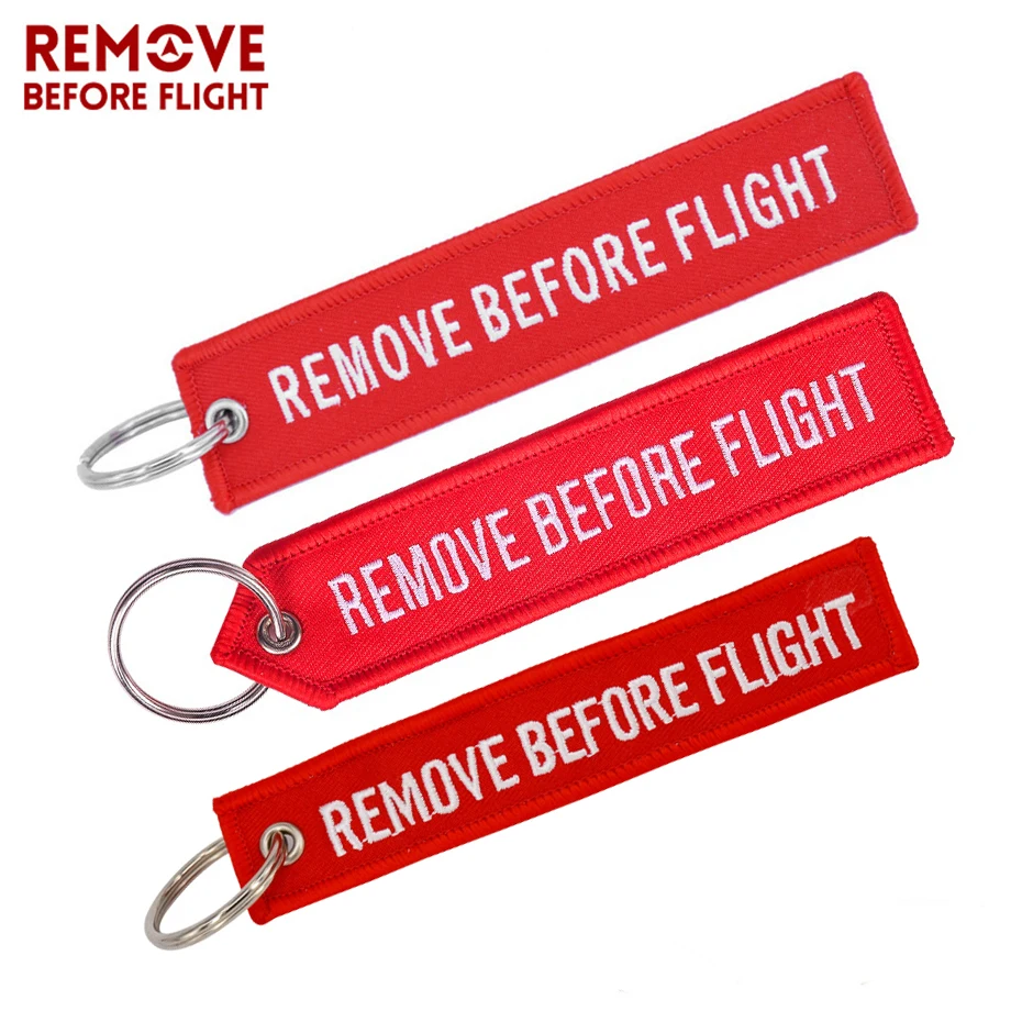 

Keychain Remove Before Flight Aviation Gifts Customized Keychains for Motorcycles Cars Key Fobs Chain Keychain Jewelry 3PCS/LOT