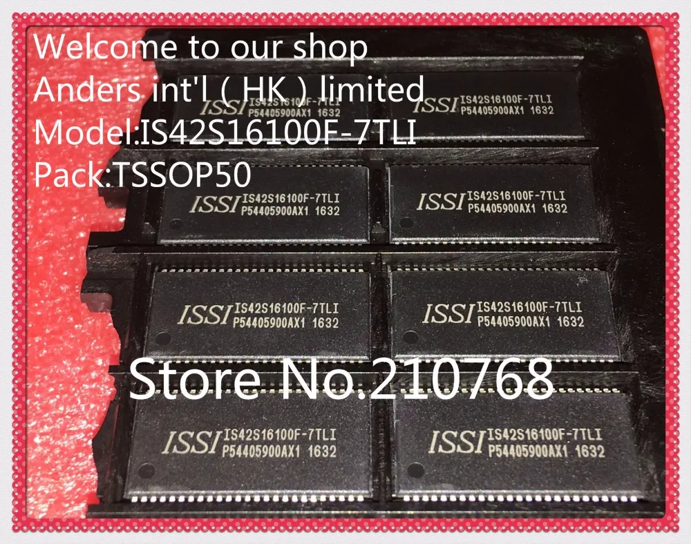 10 шт./лот женственная фотосессия 42s16100f IS42S16100 TSOP50 | Электронные компоненты и