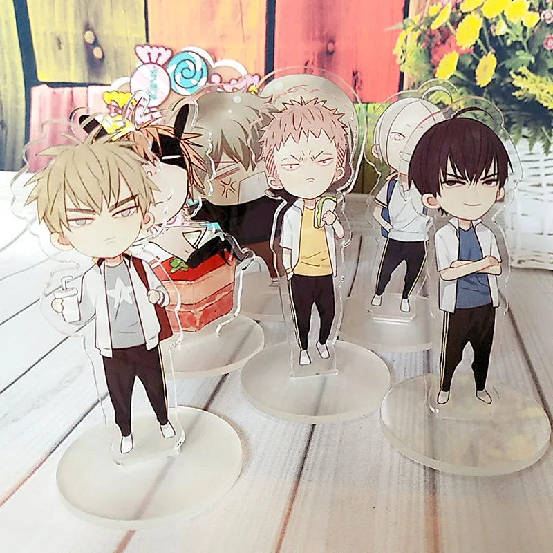 

1pc 10CM Anime 19 Days Old Xian Mo Guan Shan Jian Yi two Side Print keychain Keyrings Pendants