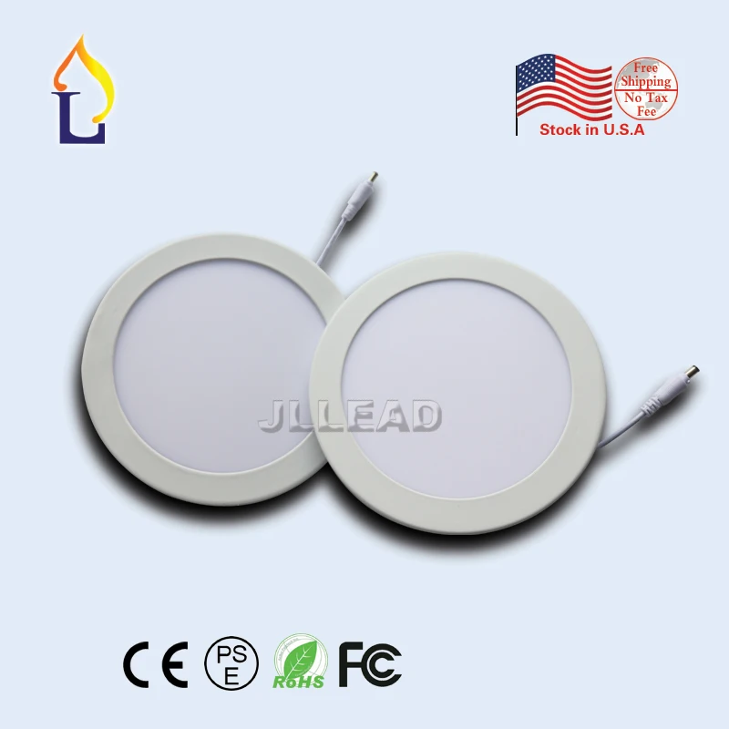 

10pcs/lot 12W led downlight thin Round Led panel Light SMD2835 led ceiling down light AC110-277V Ultra Thin kitchen lighting