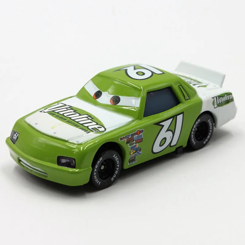 Disney Pixar Автомобили № 61 vitoline Racer 1:55 Весы Diecast металлического сплава Modle милые Игрушечные лошадки автомобилей для детей Подарки Lightning mcQueen