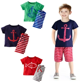 

Fashion Boys Baby Clothing Short Sleeve Baby Clothes Tshirt Short Infant Clothing Toddler Outfits Children Tracksuit Sportwear