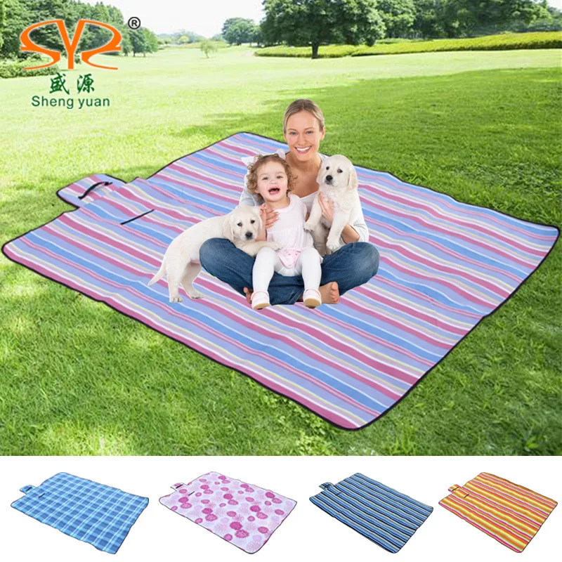 150*200 cm التخييم حصيرة مويستوريبروف للماء حصيرة الشاطئ في الهواء الطلق نزهة بطانية شاطئ