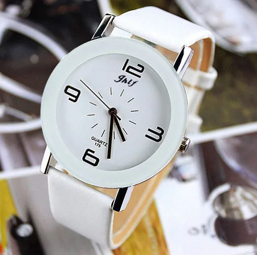 Новые роскошные модные брендовые кварцевые часы для женщин и мужчин повседневные наручные часы с кожаным браслетом часы 8A26