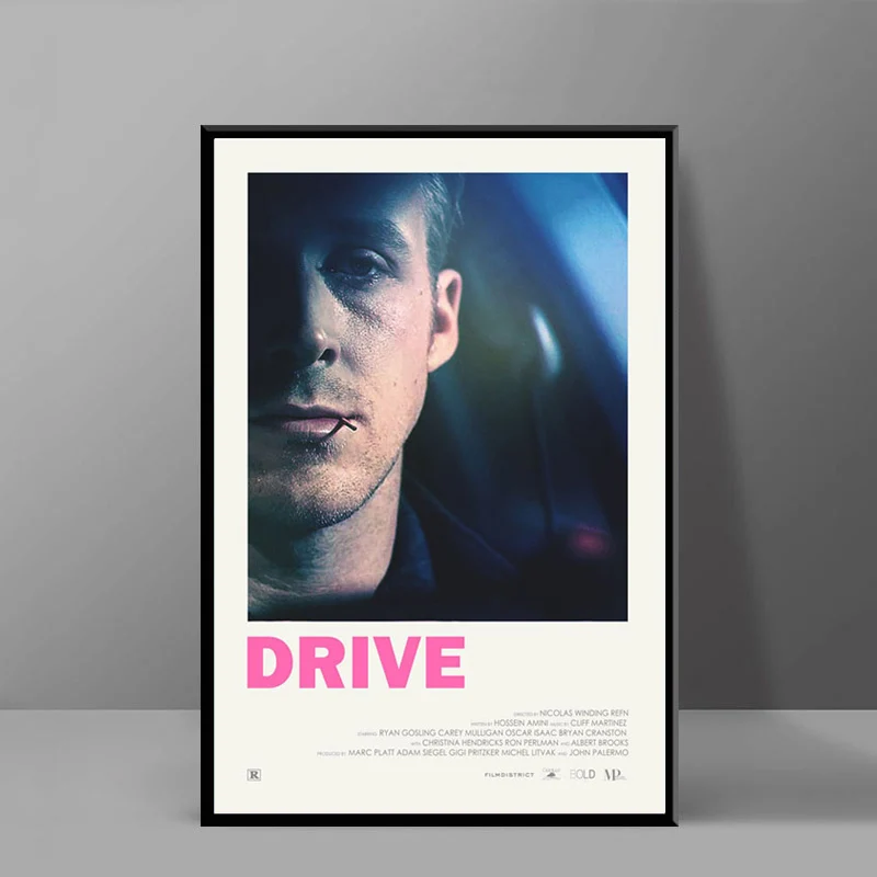 Постер и принты холст живопись драйв классический фильм Ryan Gosling кино США аниме