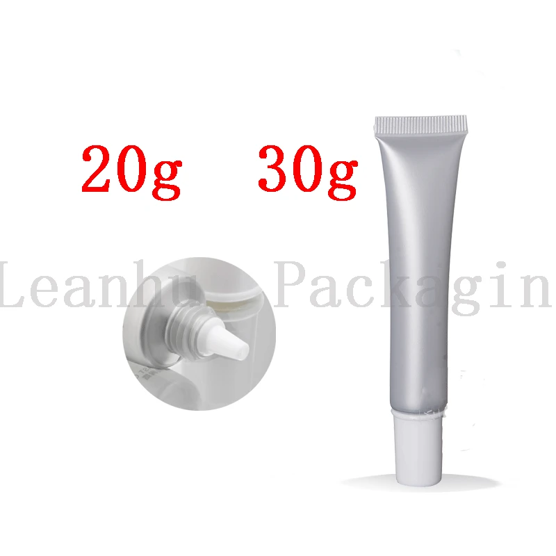 20g 30g silver Empty Cosmetic Containers Plastic Tubes Containers For