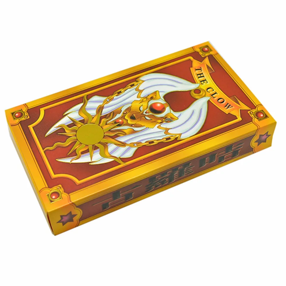 Vevefhuang Card Captor Sakura 52 шт. карты с розовый Клоу Волшебная книга комплект