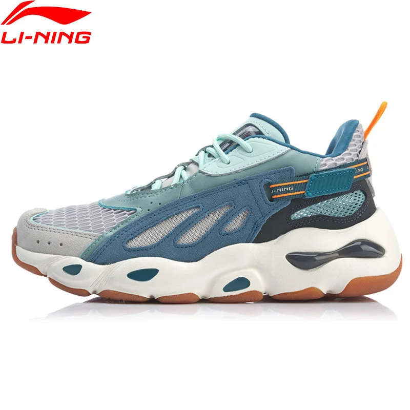 Мужская обувь для отдыха Li Ning стильные кроссовки с подкладкой из коровьей кожи