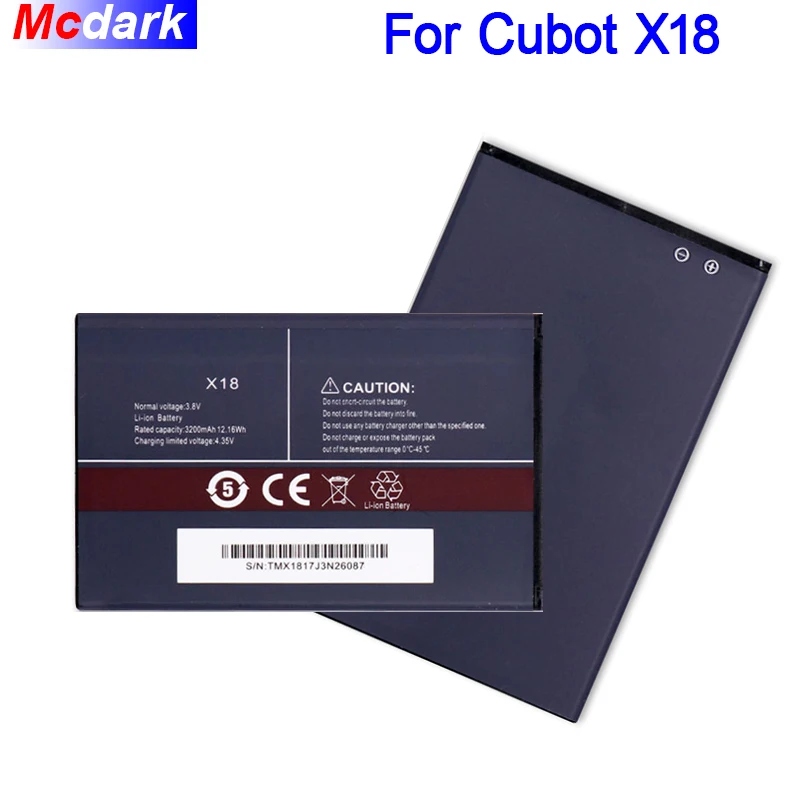 3200mAh батарея для Cubot X18 Hight Capacity Batterie аккумуляторная AKKU ACCU PIL мобильный телефон