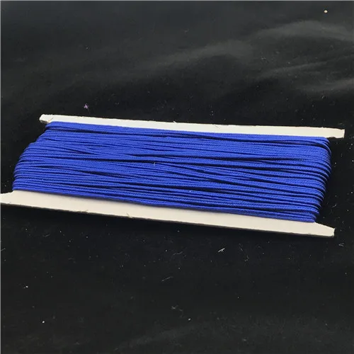 34 м(31 м) 3 мм китайский Узелок Soutach цвета нейлоновый шнур нить для поделки из бисера ювелирные изделия ручной работы плетеный материал - Цвет: blue