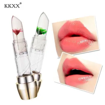 

KKXX Jelly Flower Lipstick Temperature Change Moisturizer Bright nude lipstick Magic Color Nutritious LipBalm Lip Care NC008