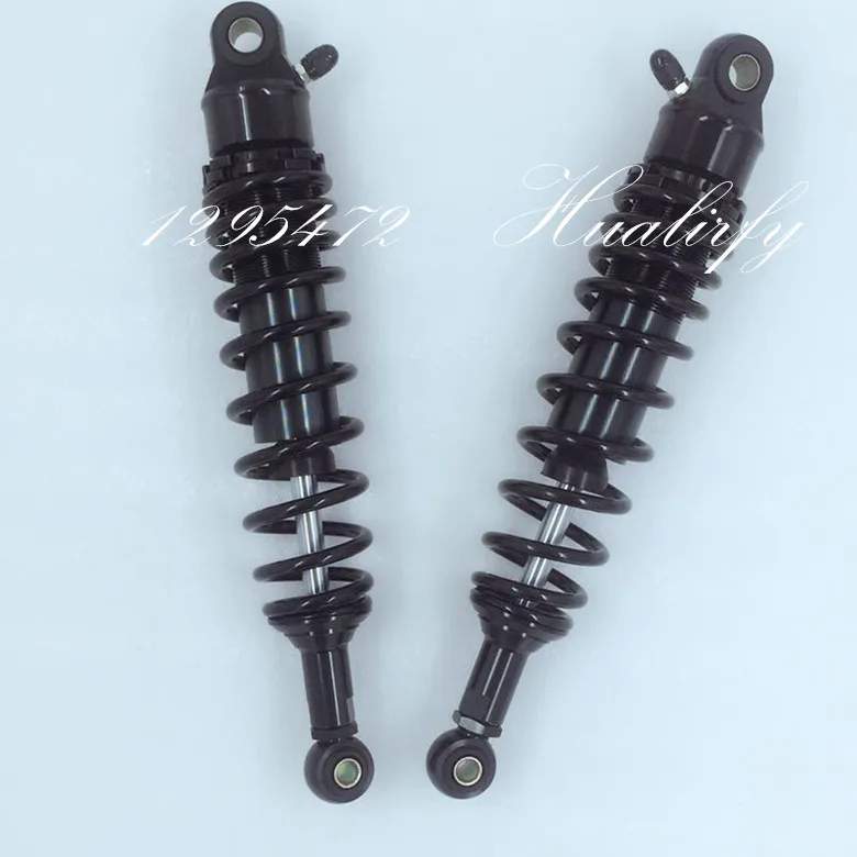 new 1 Pair universal 340mm Black Motorcycle Dirt Bike Rear Suspension