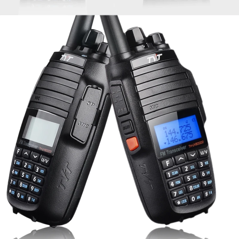 TYT UV8000D портативная рация 10 км двухдиапазонный VHF UHF 10 Вт Радио Comunicador 10 км 3600 мАч функция перекрестного ретранслятора радиоприемник TYT